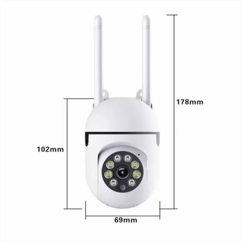8MP Wireless Security Surveillance Camera Wifi IP Outdoor 4X Zoom Cameras Smart Home CCTV AI Human Tracking Two-way Audio HD Cam