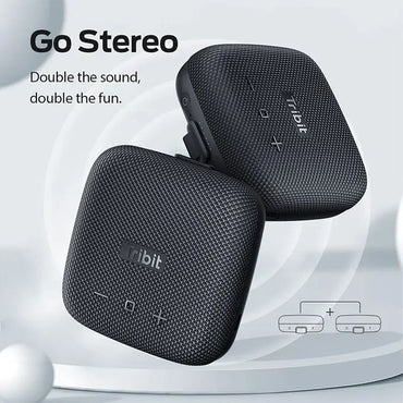 Tribit-StormBox Micro Portable Bluetooth Speaker, IP67 Waterproof, Outdoor Party,Camping, Travel, Wireless Speaker, Built-in Mic