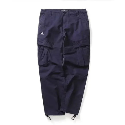 Male Trousers Stretch Loose Khaki Korean Men's Cargo Pants Big Size Aesthetic Harajuku High Quality With Stylish Long