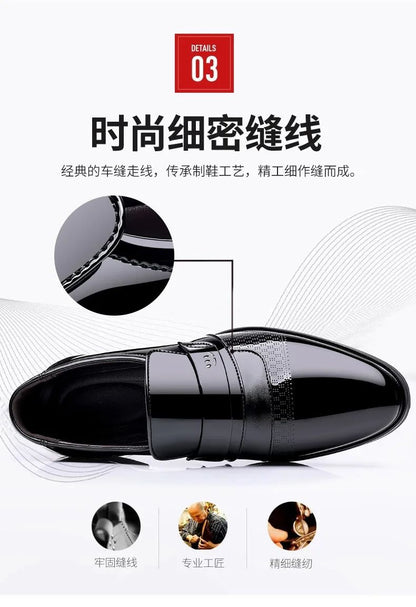 Luxury Mens Leather Shoes Retro Carved Lace-up Brogue Oxford Wedding Men Dress Shoes Male Formal Business Gentleman Office Shoes