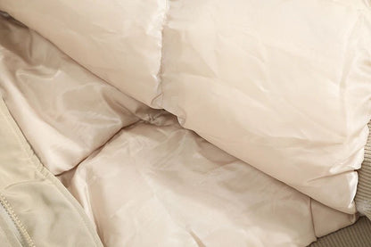 ?Mirrordust?Men Winter Jackets Thicken Warm Parkas Coat Vintage Fur Collar Padded Jackets Casual Loose Jackets Outwear