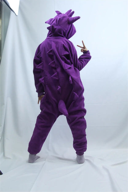 TAKARA TOMY Pokémon Jigglypuff Pikachu Gengar Snorlax Macacão Kigurumi Infantil Cosplay Bulbasaur Halloween Pijama Anime