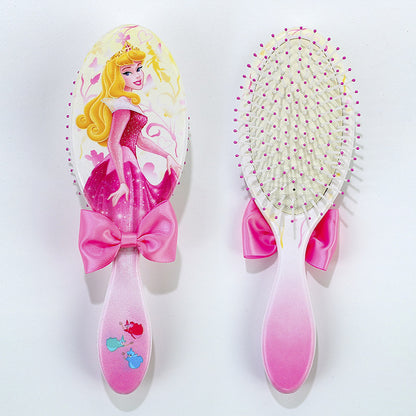 Pentes com almofada de ar tema Princesa Disney Pequena Sereia Ariel Princesa Elsa Anna Pente de massagem capilar fofo para crianças Presentes para meninas