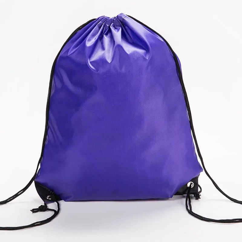 Mochila Dobrável Esportiva para Viagem ao Ar Livre Bolsa Portátil Impermeável para Natação Praia Acampamento Mochila de Cordão Bolsas de Nylon Diárias