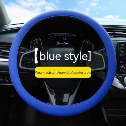 Universal Steering Wheel Cover Car Steering Wheel Handle Cover Anti-skid Wear-resistant All-season Silicone Steering Wheel