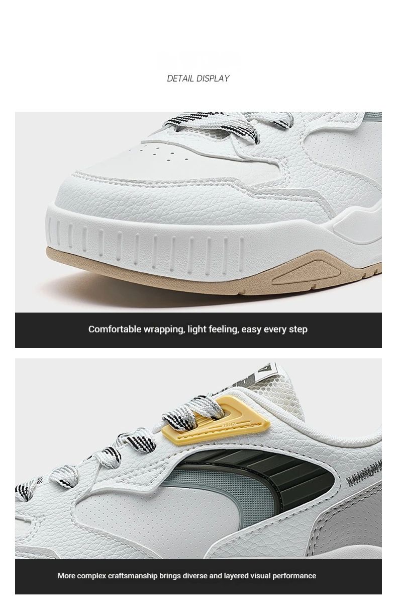 Xtep Qilang Lite Skateboarding Shoes For Men 2025 Summer Comfortable Versatile Casual Shoes Low-top Sports Shoes 976319310041