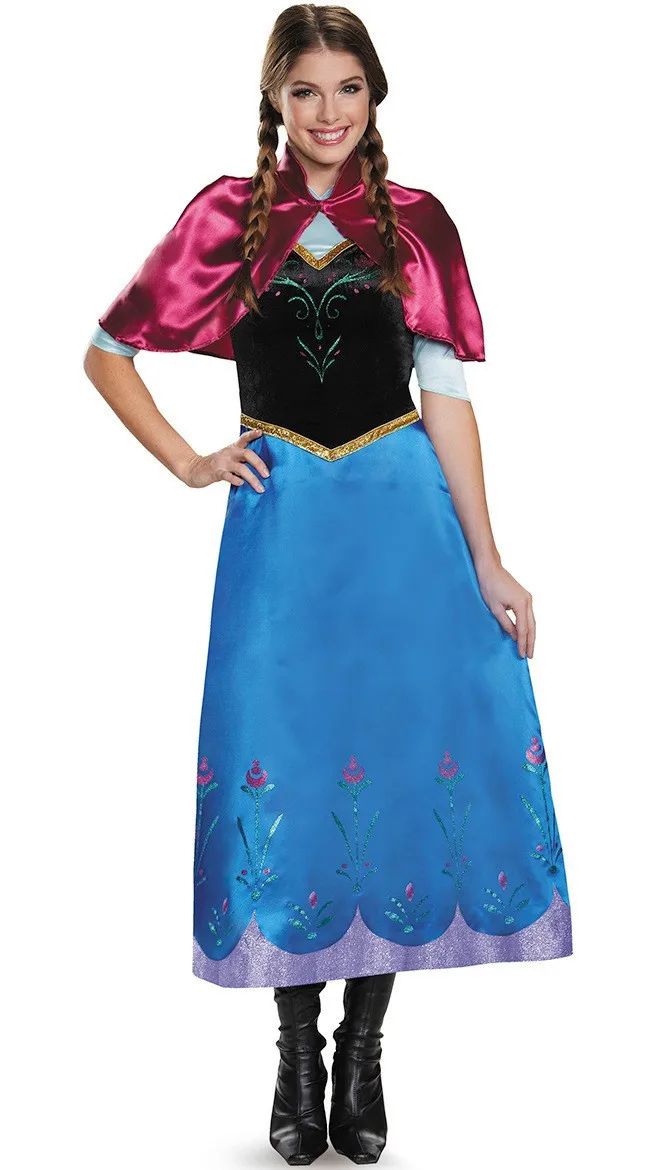Halloween Costume Frozen Co Anna Dress Cos Queen Costume