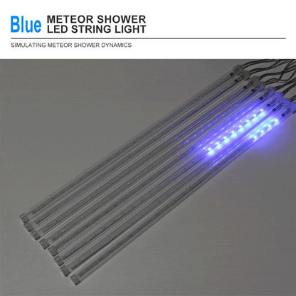 2026 30cm /50cm Waterproof Meteor Shower Rain 8 Tube LED String Lights For Outdoor Holiday Christmas Decoration Tree EU/US Plug