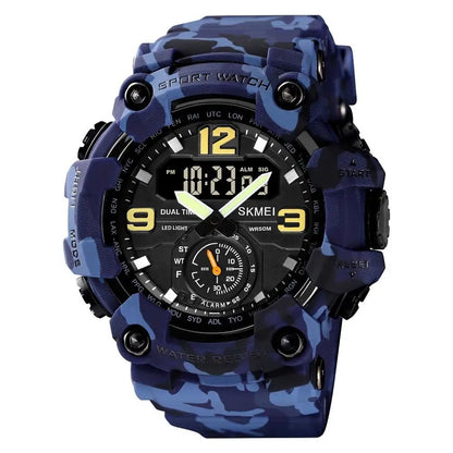 SKMEI 1637 Military Digital Watch for Men Camouflage Waterproof Wristwatch Mens Shockproof Sport Quartz Clock 1384 Montre Homme