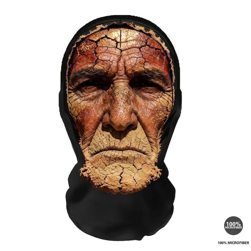 Red Soil Skull Mesh Mask — Stretchy, Breathable, and Suitable Stay Mysterious While Breathing Easy. Perfect for Halloween