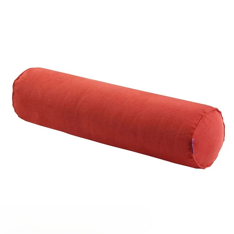 1pc Cylindrical Pillow Solid Color Velvet Bedhead Neck and Waist Pillow Sofa Cushion Beauty Shop Footrest Almohada Cilíndrica