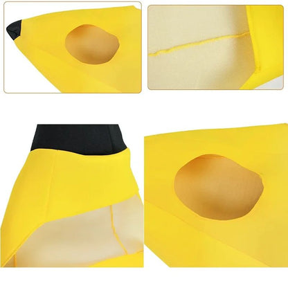 Child/Adult Banana Cosplay Halloween Christmas  Costumes Performance Costume Fruit Banana Costume Performance  Costume