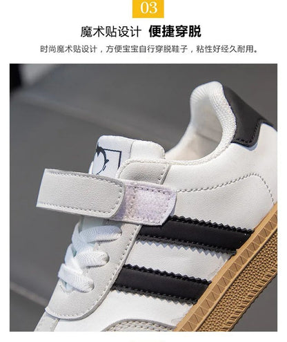 Lightweight Kids Skate Shoes 2025 New Spring Boys Non-slip Sports Footwear Breathable Training Running Fashion Sneakers