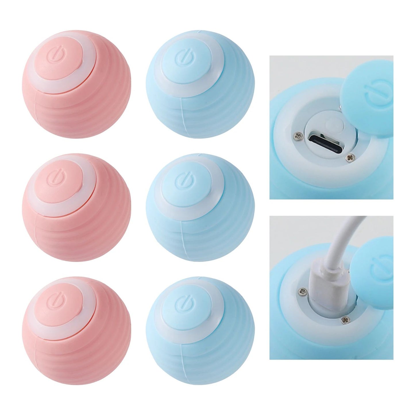 Brinquedo para Gatos Automático Bola Interativa Recarregável Bola Elétrica Rolante Acessórios para Animais de Estimação para Casa Suprimentos