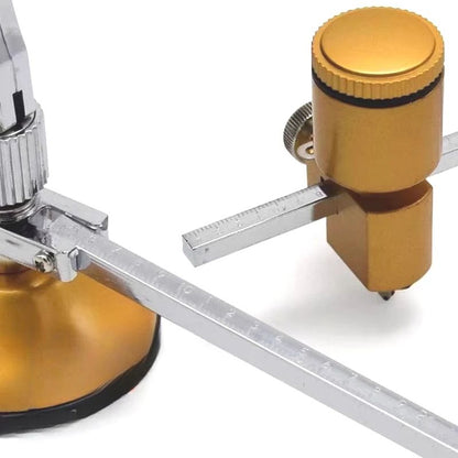 Ferramentas de construção profissionais para corte de vidro em cerâmica, cortador de vidro tipo bússola, cortador manual de porcelana com diamante