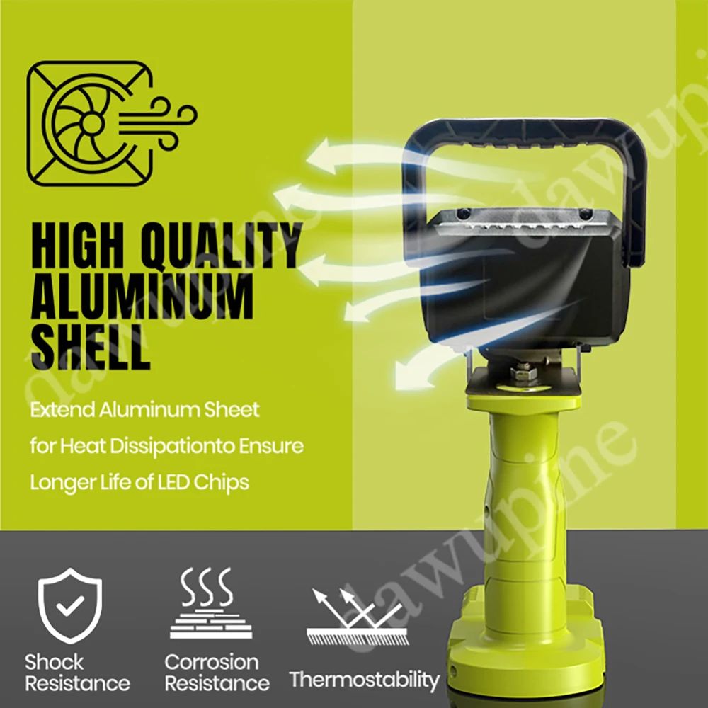Para Makita Para Milwaukee Para Dewalt Para M18 Para Bosch Bateria de Lítio Estojo Banco de Potência USB Lanternas Holofote Luzes de Trabalho Lâmpada