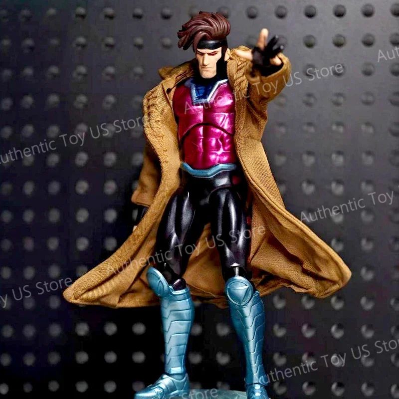 Original Ct Toys Gambit Mafex 131 – X-Men Wolverine SHF Boneco de Ação Anime – Presente Personalizado para Crianças e Colecionadores