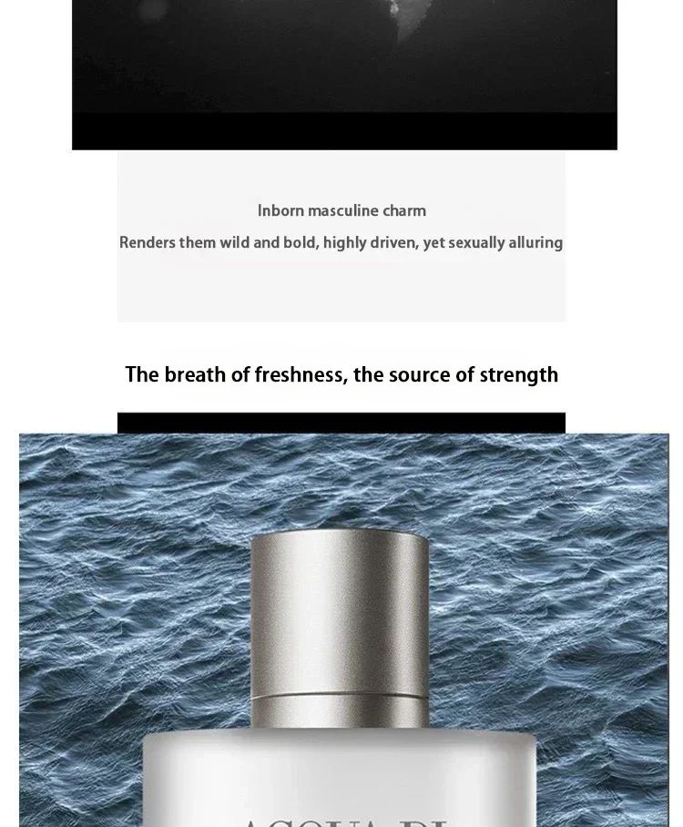 Men's Perfume 100ml, Long-lasting Freshness, Awakens Your Daily Charm | Essential for Commuting, Business, and Social Dating