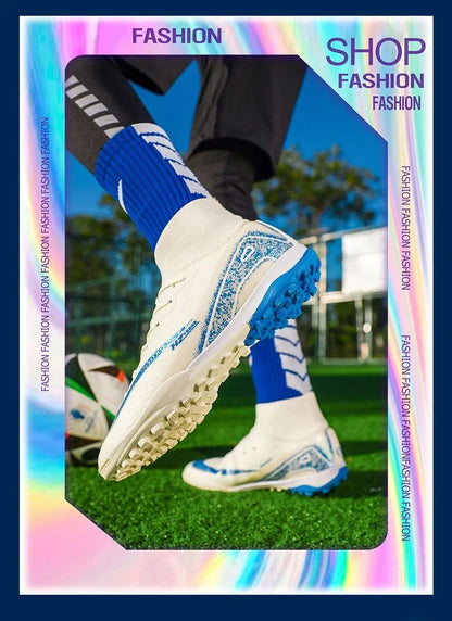 Men Soccer Shoes Society Professional Soccer Cleats Adult Fast Turf Training Football Shoes Outdoor Futsal Football Field Boots