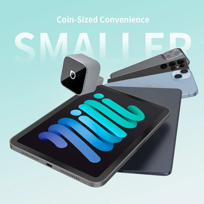 Adaptador OTTOCAST Mini Slim Cube sem fio para CarPlay e Android Auto, 2 em 1, USB, acessórios inteligentes para carro VW Haval Audi Kia Porsche Lexus