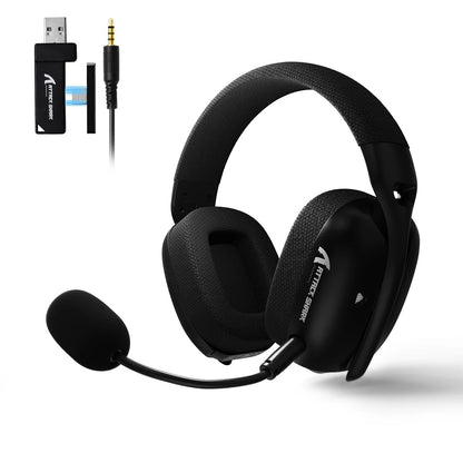 ATTACK SHARK L80PRO Low Latency Wireless Gaming Headset Tri-Mode Bluetooth Ultra-Light 40mm Drivers Headphone for PC PS5 Switch