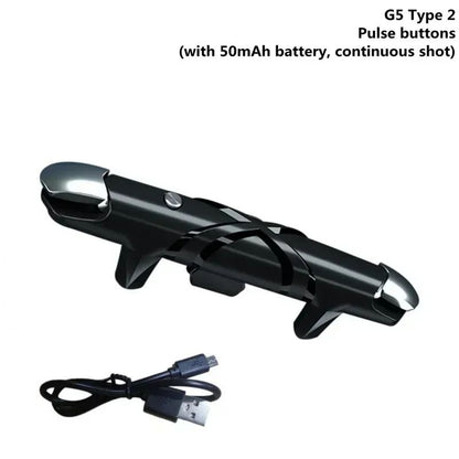 G5 Mobile Game Controller for PUBG Gaming Trigger Shooter Aim Fire ABS Key Button Gamepad Joystick for IPhone Android Smartphone