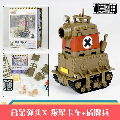 ?EM ESTOQUE?XIN SHI Modelo de Montagem Metal Slug X 2 SV-001 SV001 SLUGFLYER NOP-03 LANDSEEK T-2B SHOE Bonecos de Ação