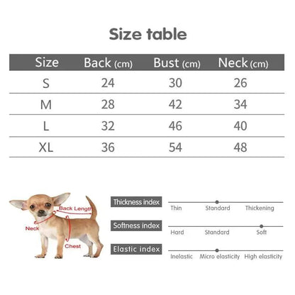 Roupas para cães BSS, casaco de outono inverno, colete quente de lã para cães pequenos Chihuahua Bulldog, jaquetas, fantasias e suprimentos