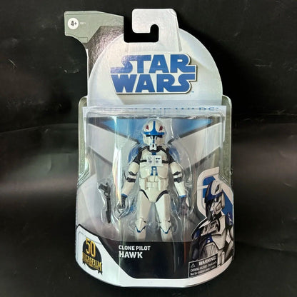Hasbro Star Wars Black Series Obi-Wan Darth Vader Cal Kestis Boba Fett Luke Mandalorian Boneco Colecionável de Ação Brinquedo Presente