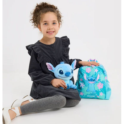 Miniso Disney Stitch Kawaii Children Schoolbag Set Cartoon Student Bookbag Lunch Bag Pen Case Casual High Capacity Backpack Gift