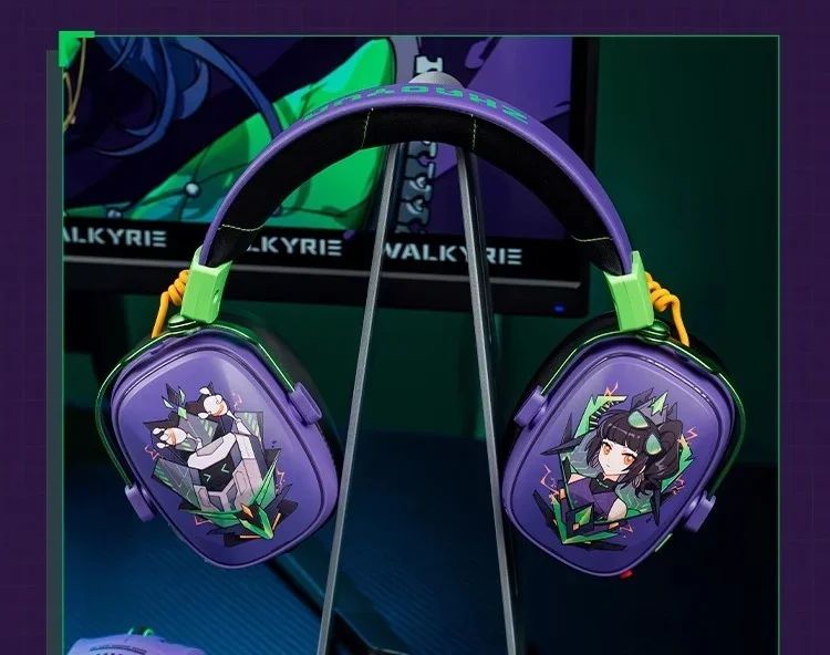 VALKYRIE VK S1 Fones de Ouvido Gamer Sem Fio 3 Modos Bluetooth HiFi Driver Dinâmico de 50mm Grande Baixa Latência Chip Esports Fones de Ouvido Personalizados