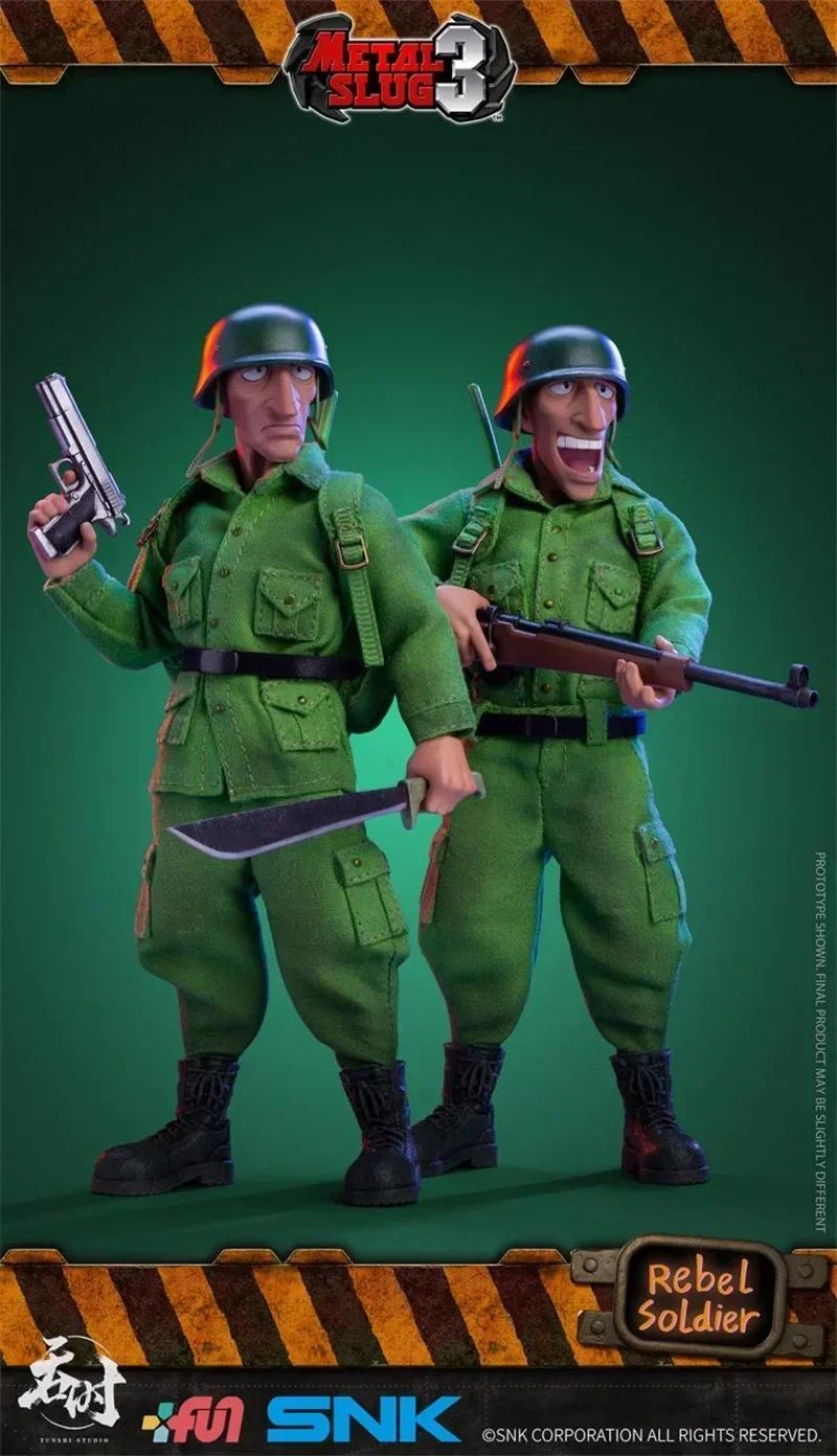 ?IN STOCK?TUNSHI Studio Original SNK Model Official Metal Slug 3 Marco Tarma Clark Still RALF JONES Rebel Soldier 1/12 Mecha Toy