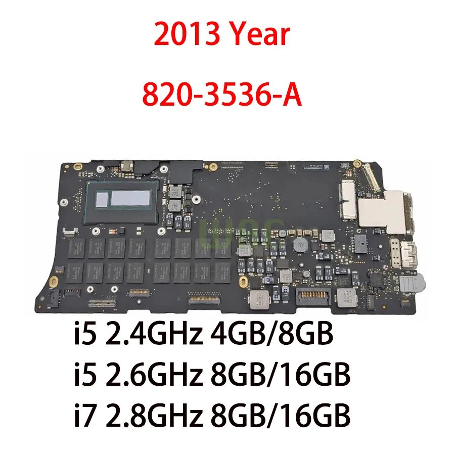 Placa-mãe Original A1502 para Macbook Pro Retina 13" Placa Lógica A1502 2013 2014 2015 820-3536-A 820-3476-A 820-4924-A