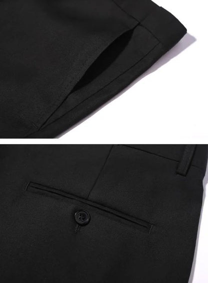 Men's M-10XL Spring New Wedding Fashion Handsome Suit Business Cargo Trousers plus Size Two Sets Fat Friendly Clothing