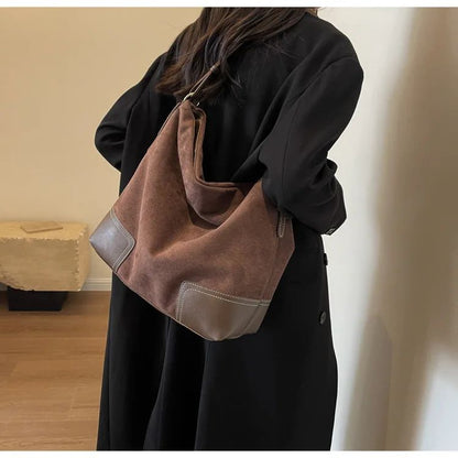 Shoulder Bags Trendy Women's Soft PU Shoulder Bags Solid Color Ladies Casual Style Spring Handbag Big Handbags Crossbody Bags