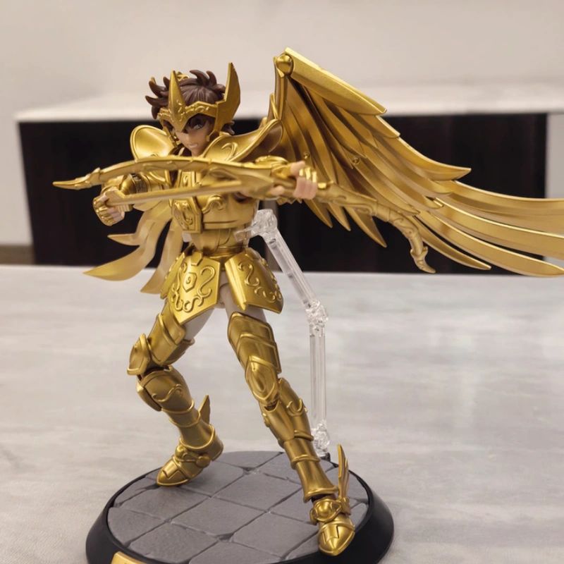 Novo Genuíno BLOKEES Gold Saint Seiya Sagitário Seiya Pégaso Aiolos Tenma Pégaso Action Figure Brinquedo Montar Figura Brinquedo Presente