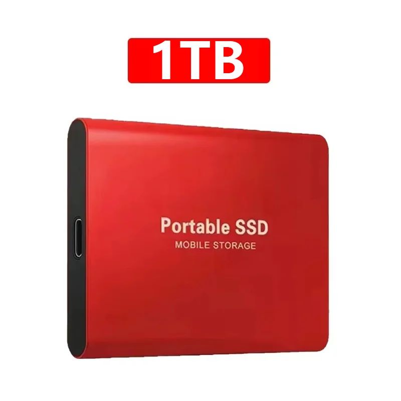 SSD Externo Premium 2TB/4TB com Interface USB 3.1/Tipo-C de Alta Velocidade à Prova D'água e Poeira, Adequado para PC/Mac