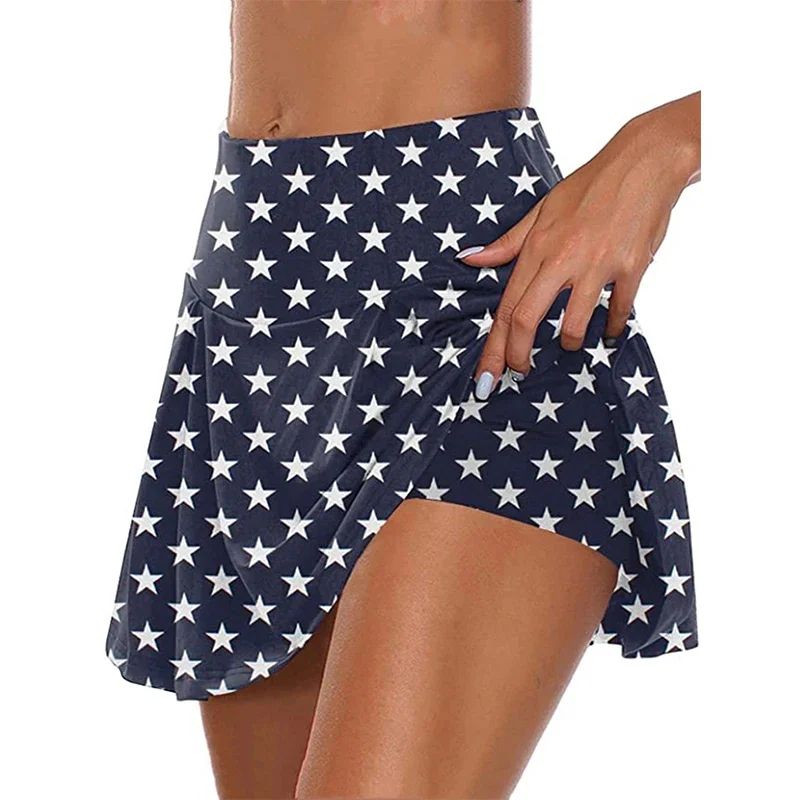 12 Colour Leopard Print Butt Lifting Skorts Casual Summer Workout High Waist Shorts Women's Clothing