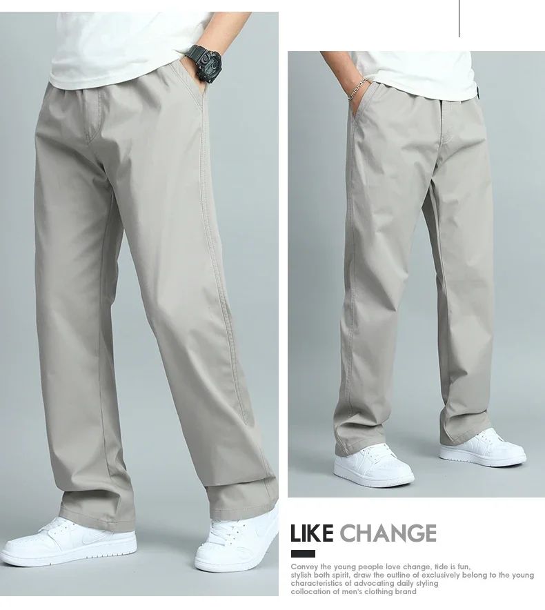 Calça Masculina Casual Plus Size 6GG Algodão Folgada Comprida Calça Esporte Elástico Cordão Moletom Masculina Calça Jogger Masculina Outono