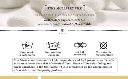 Tcyeek, 100%Real Silk Elegant Shirt, Women Long Sleeve ONeck Printed, Loose Fashion OL Blouses, 2024 Summer Autumn T47116QM