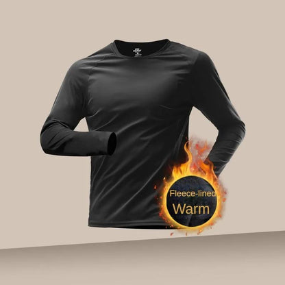 Autumn/Winter Men's Outdoor Running Fitness Morning Jogging Sports Quick-Dry Windproof Cycling Training Jacket and Tracksuit