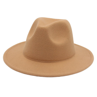 Women Fedora Hat Autumn Winter Luxury Men Top Hats Trendy Formal Wedding Decorate Black Green White Panama Cap Fedoras Gorras