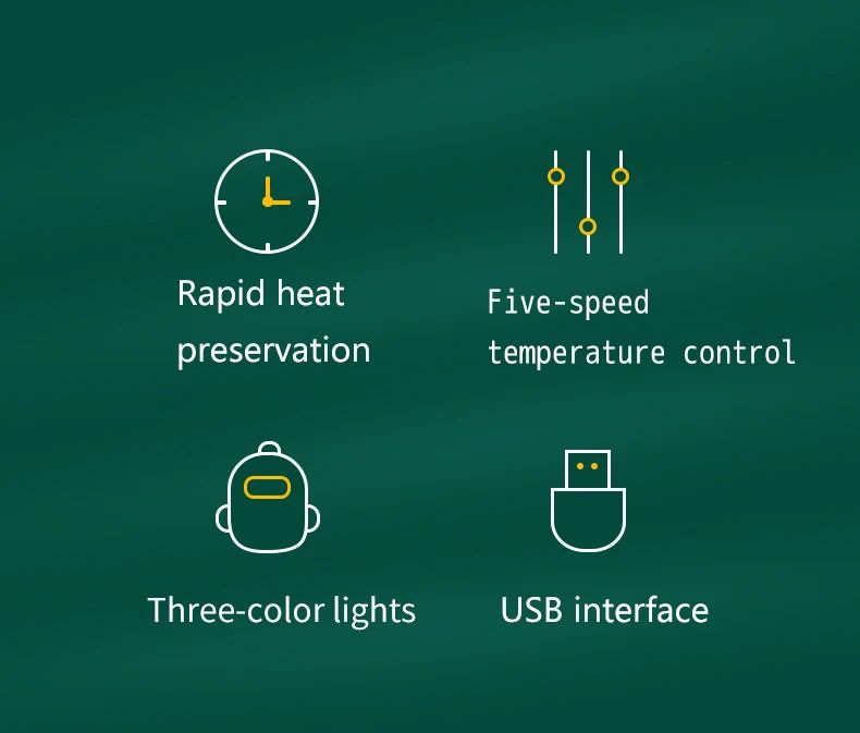 USB Baby Milk Bottle Thermal Bag Universal Digital Display Nursing Bottle Heater Portable Baby Milk Heat Keeper for Traveling