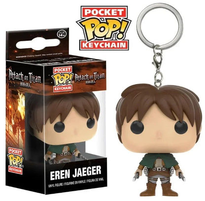 Chaveiros Funko POP 2025 Dragon Ball Star Wars Homem Aranha Attack on Titan Levi Boneco STITCH Rick Kurama Todoroki