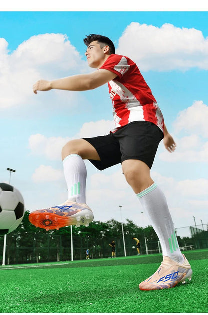 Men Football Boots Professional Society Cleats Original TF/FG Top Quality Indoor Soccer Shoes Booties Comfortable Sneaker Tenis