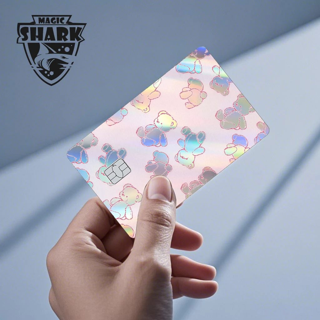 Filme de cobertura holográfico a laser Magic Shark Skull Panda Hunter Broke Blue Eyes Dragon para cartão de crédito e débito bancário