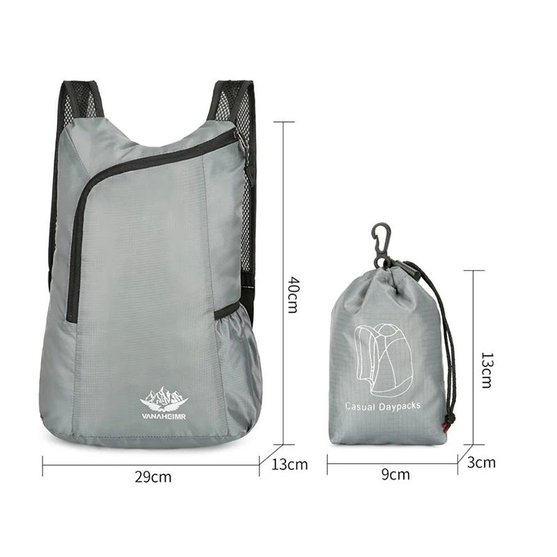 2025 New 1-Pack Multifunctional Ultralight Backpack - Foldable and Portable - Perfect for Cycling, Hiking and Travel Essentials