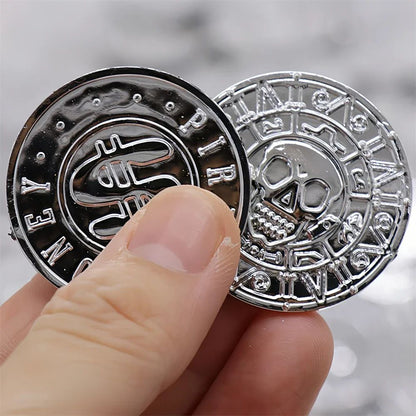 20/50/100pcs Retro Pirate Coin Party Supplies Gift Kids Favor Birthday Toys Halloween Decor Fake Treasure Plastic Game Coin