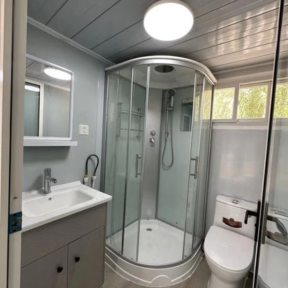 Venda Quente Lindo Design Luxuosa Villa de Madeira Fácil Montagem Casa Pré-fabricada Modular em Triângulo Cabana de Jardim