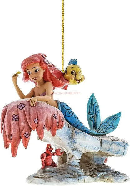 Disney Action Anime Figura Bonecas Princesa Enfeites de Natal Árvore de Natal Decoração de Pendurar Presente Artesanato de Natal